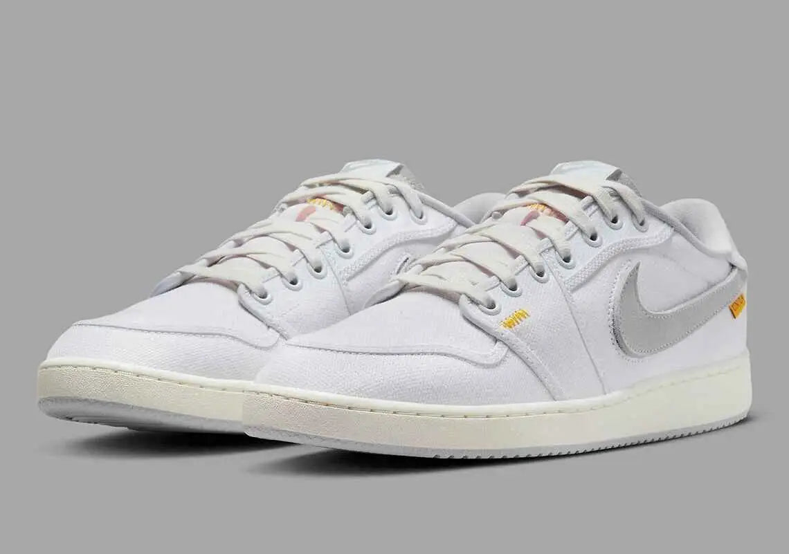 Jordan 1 Retro ASJK Low SP Union White Canvas - 9.5 - Sneakers