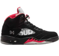 Jordan 5 Retro Supreme Black - 10 - Footwear