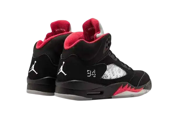 Jordan 5 Retro Supreme Black - 10 - Footwear