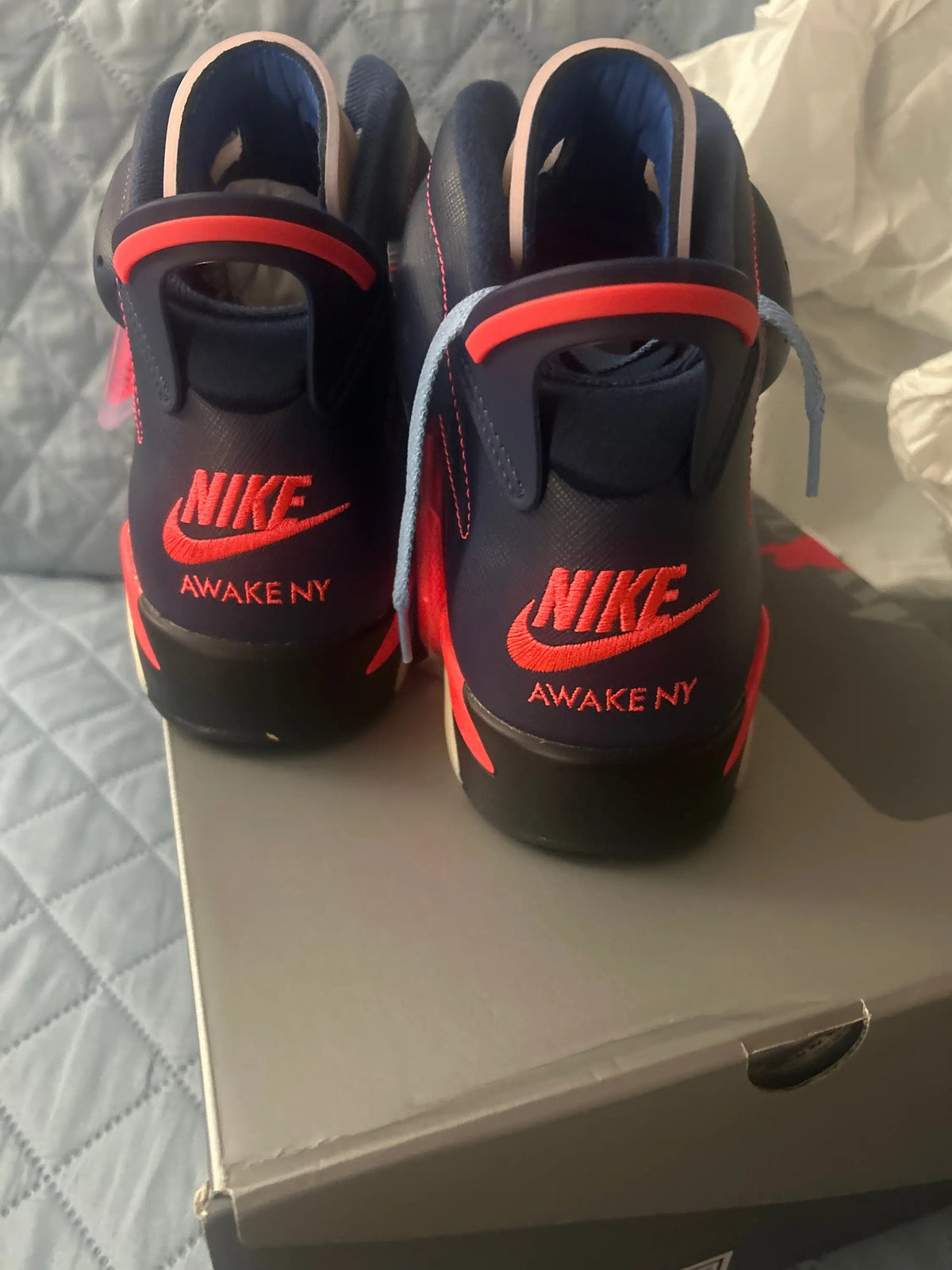 Jordan 6 Retro Awake NY Midnight Navy Size 10.5