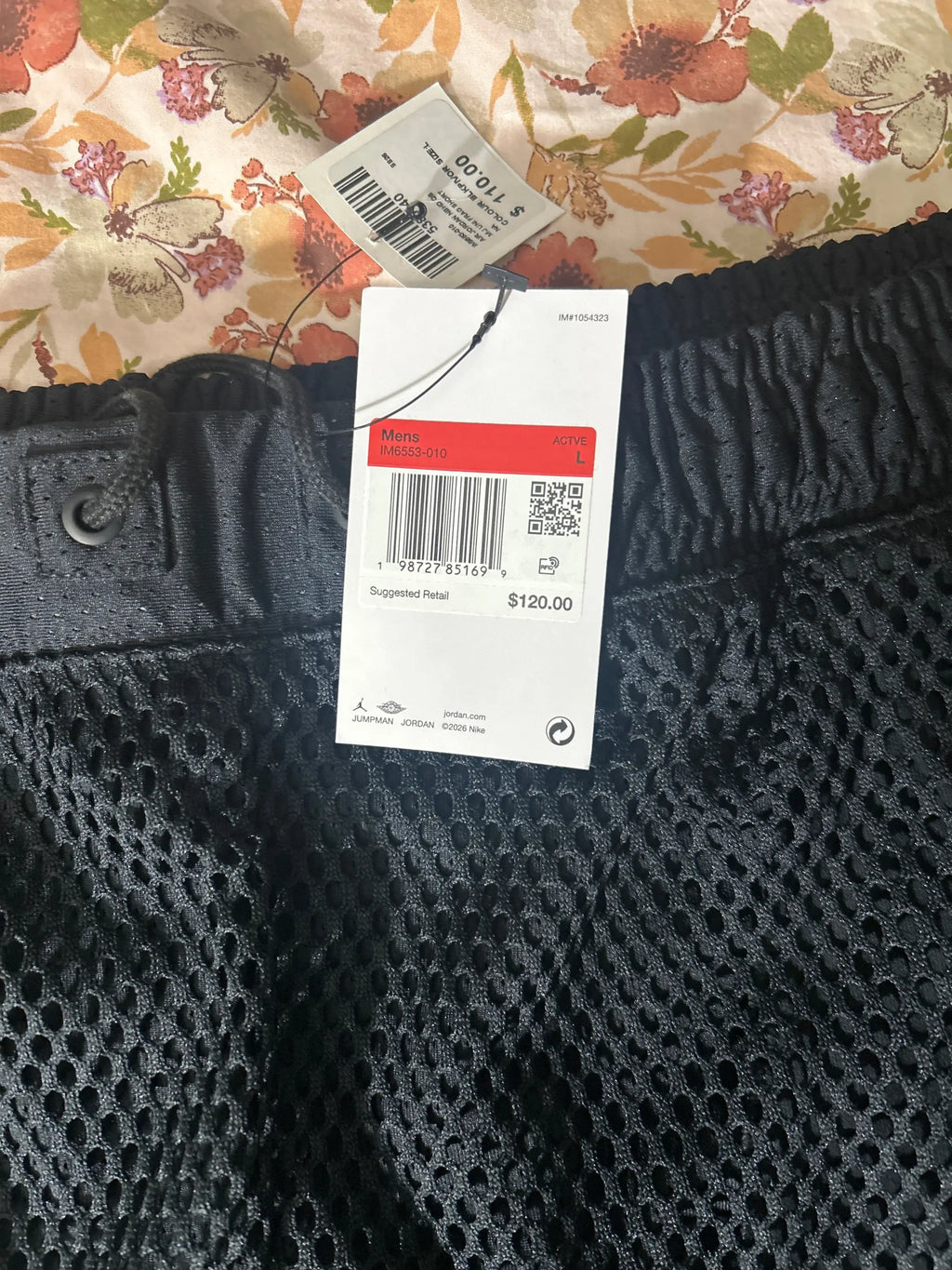 Jordan x Union x Fragment Shorts Black Large