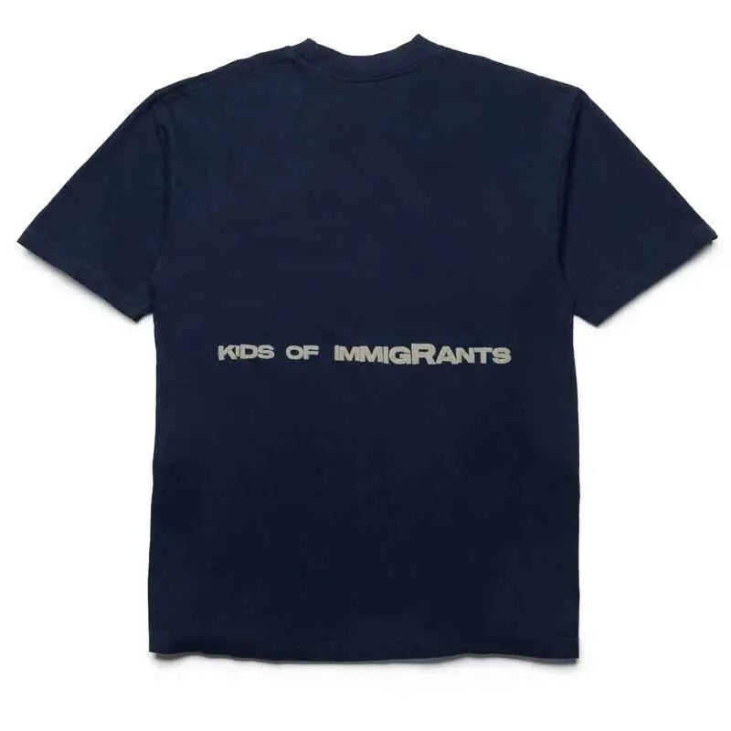 Kids of Immigrants Support Your Friends T-Shirt Navy - M