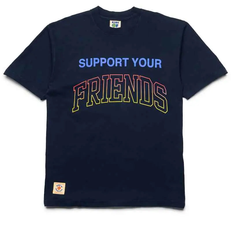 Kids of Immigrants Support Your Friends T-Shirt Navy - M