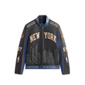 Kith & Avirex for NY Knicks Leather Moto Jacket Nocturnal - M