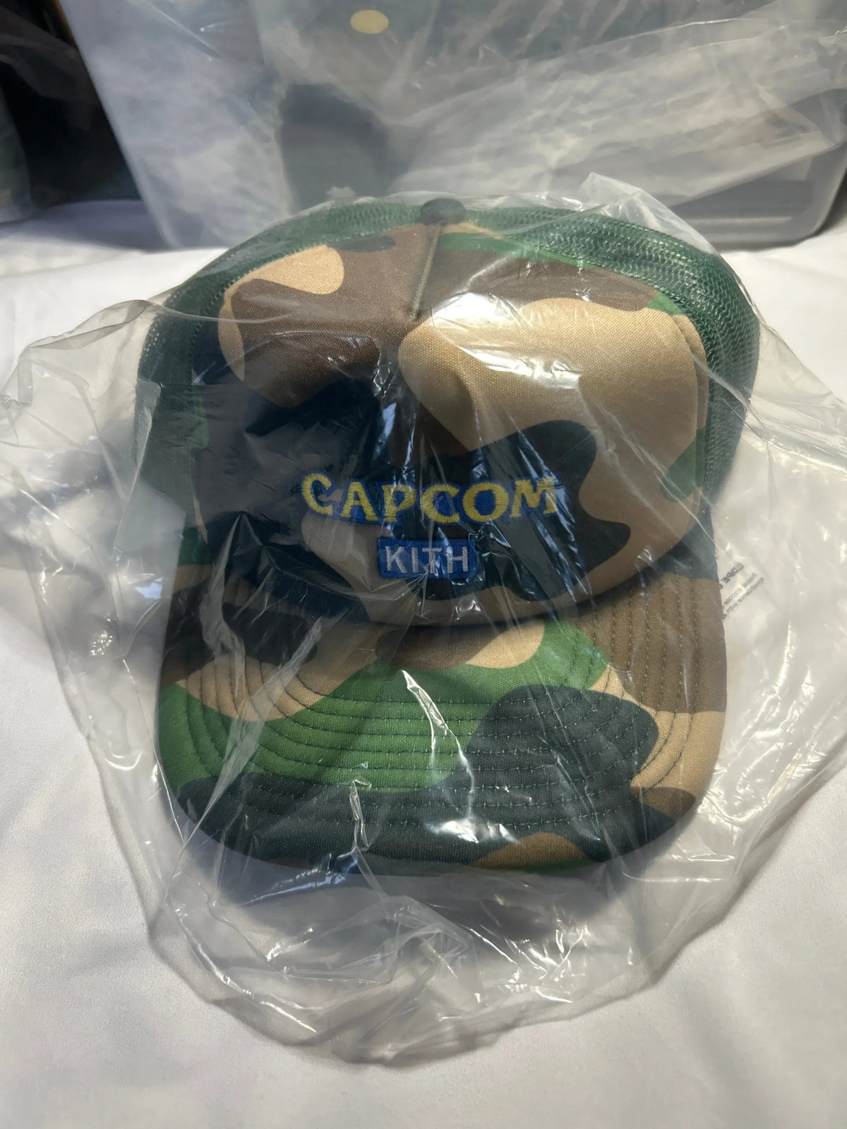 Kith Capcom Nolan Trucker Hat Camo