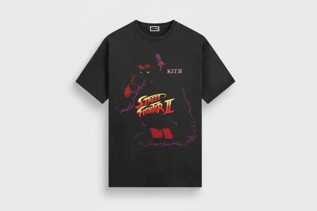 Kith Capcom Ryu Needle Point Vintage Tee Black - M