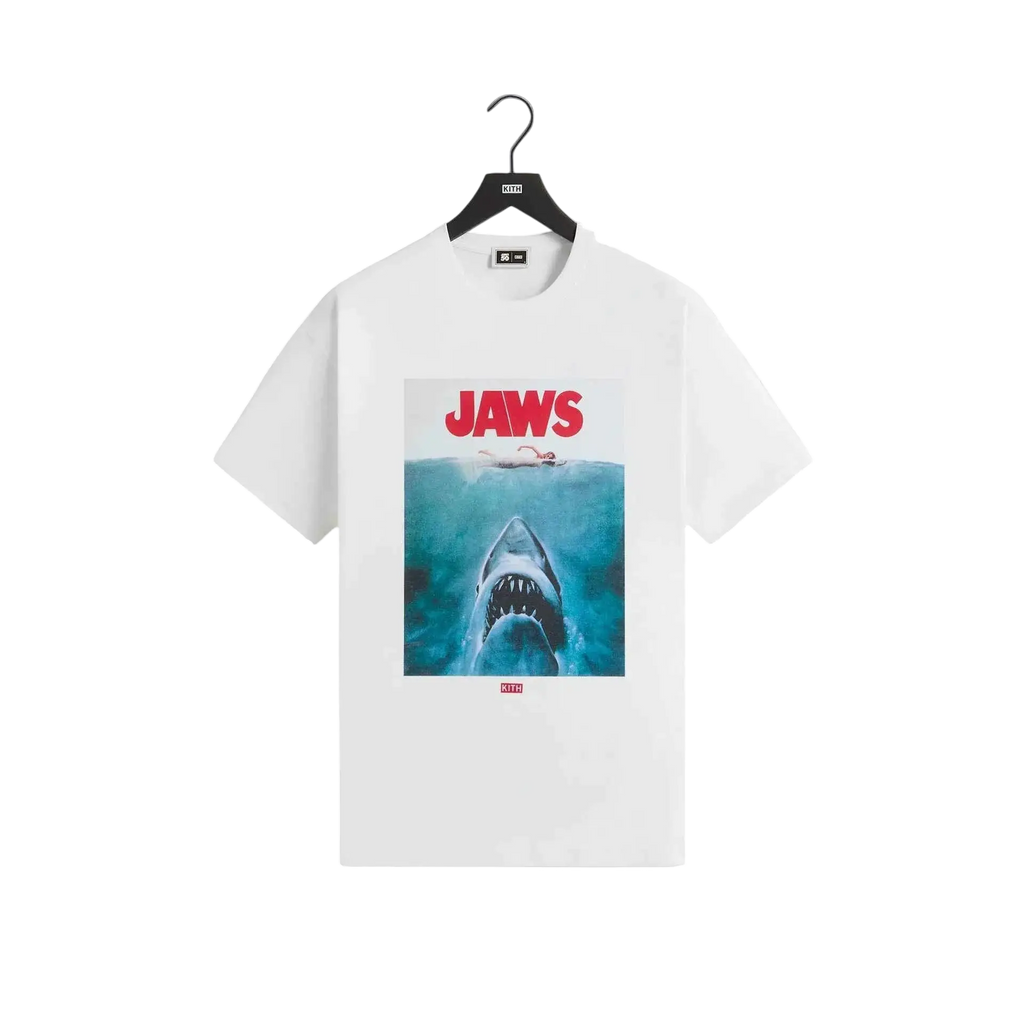 Kith for JAWS Main Poster Vintage Tee White - M