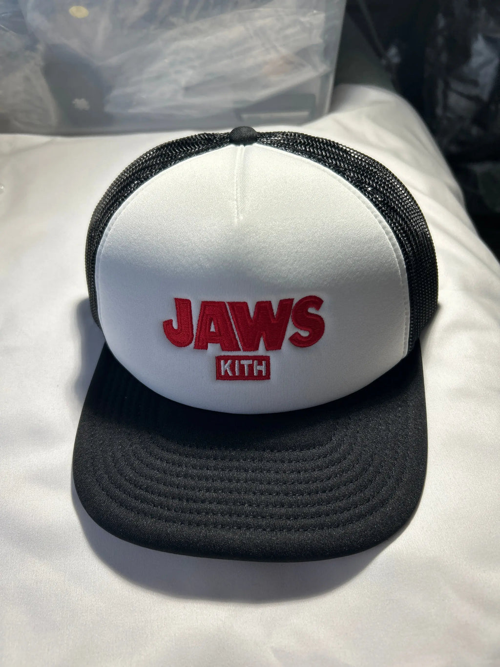 Kith for JAWS Ripple Poly Foam Trucker Hat