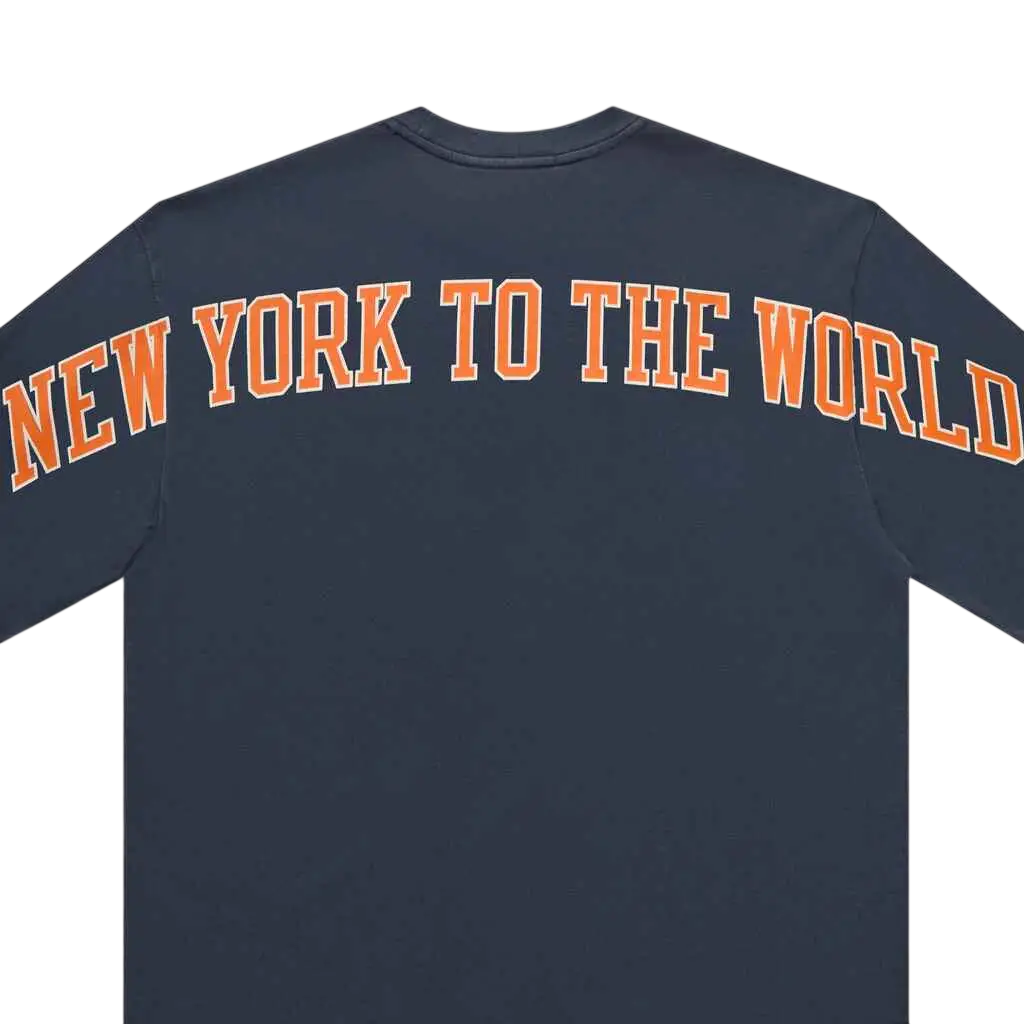 Kith for NY Knicks Knickerbockers Long Sleeve Quinn Vintage Tee Black - M