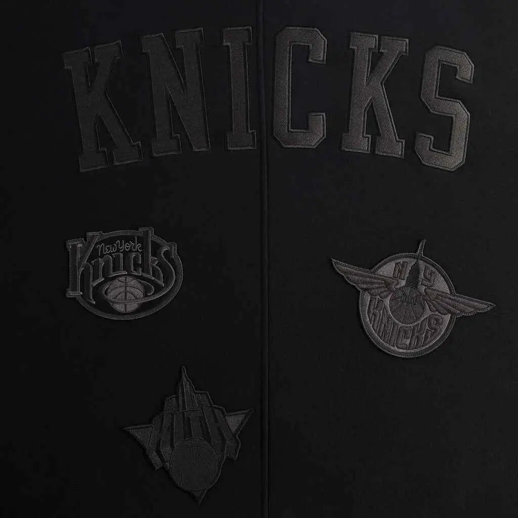 Kith for NY Knicks Mash Up Braxton Vintage Hoodie Black - M