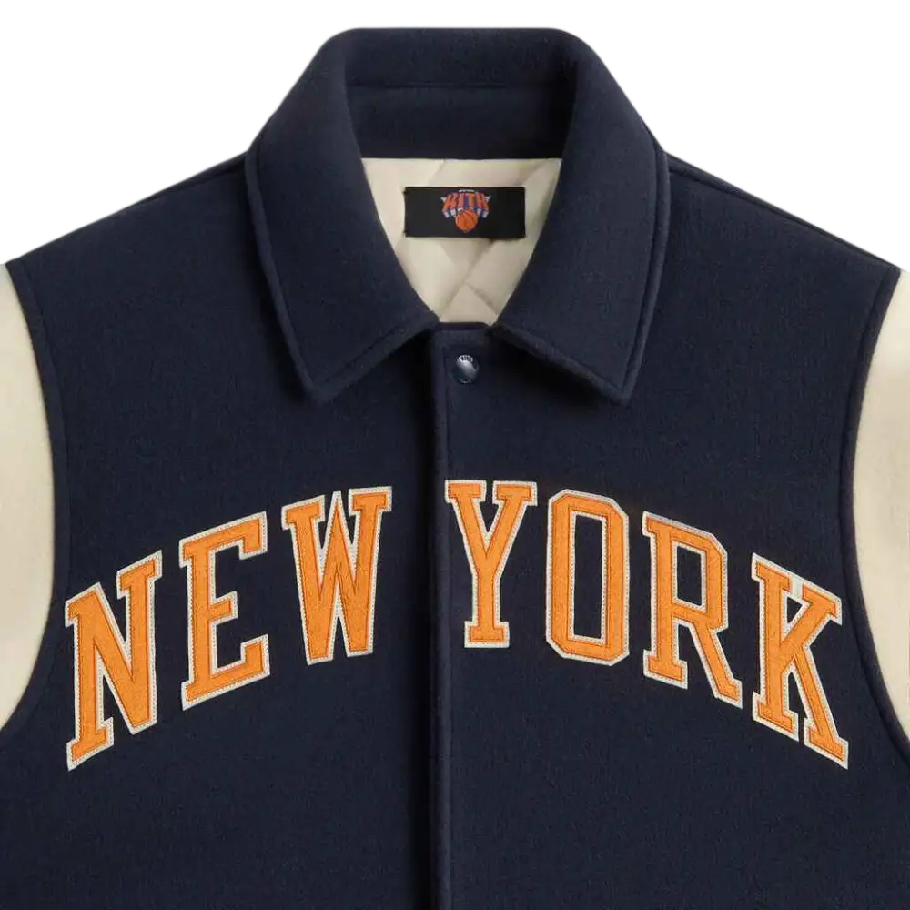 Kith for NY Knicks Wool Varsity Jacket Black - M