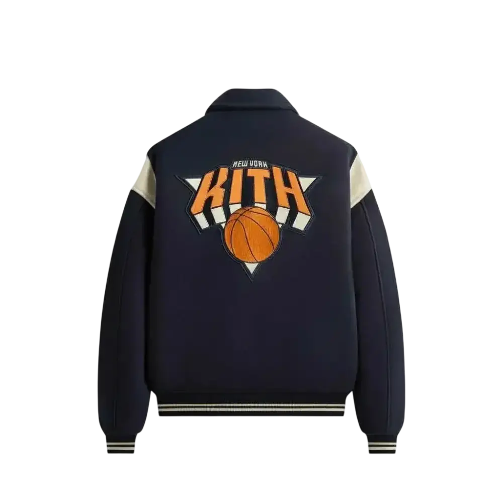 Kith for NY Knicks Wool Varsity Jacket Black - M
