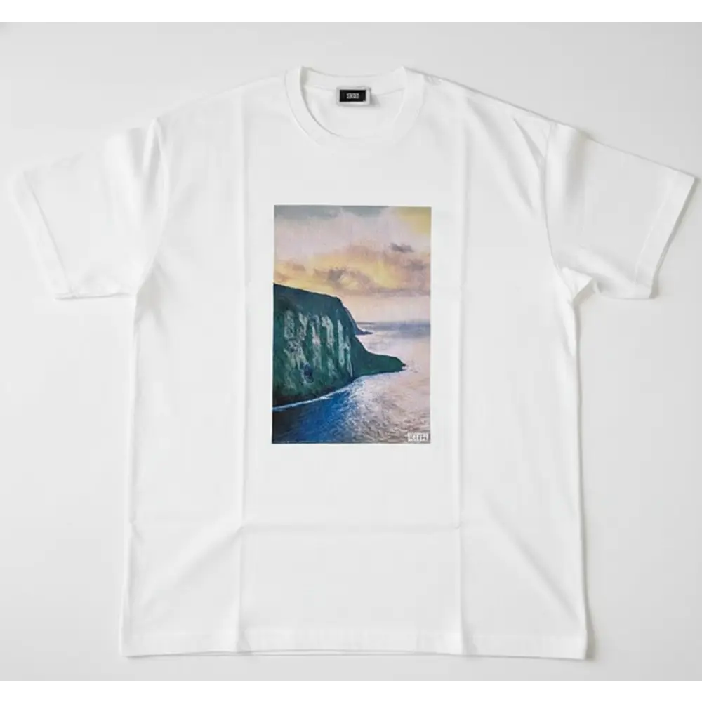 Kith Hawaii Coastal Waves Tee White - L