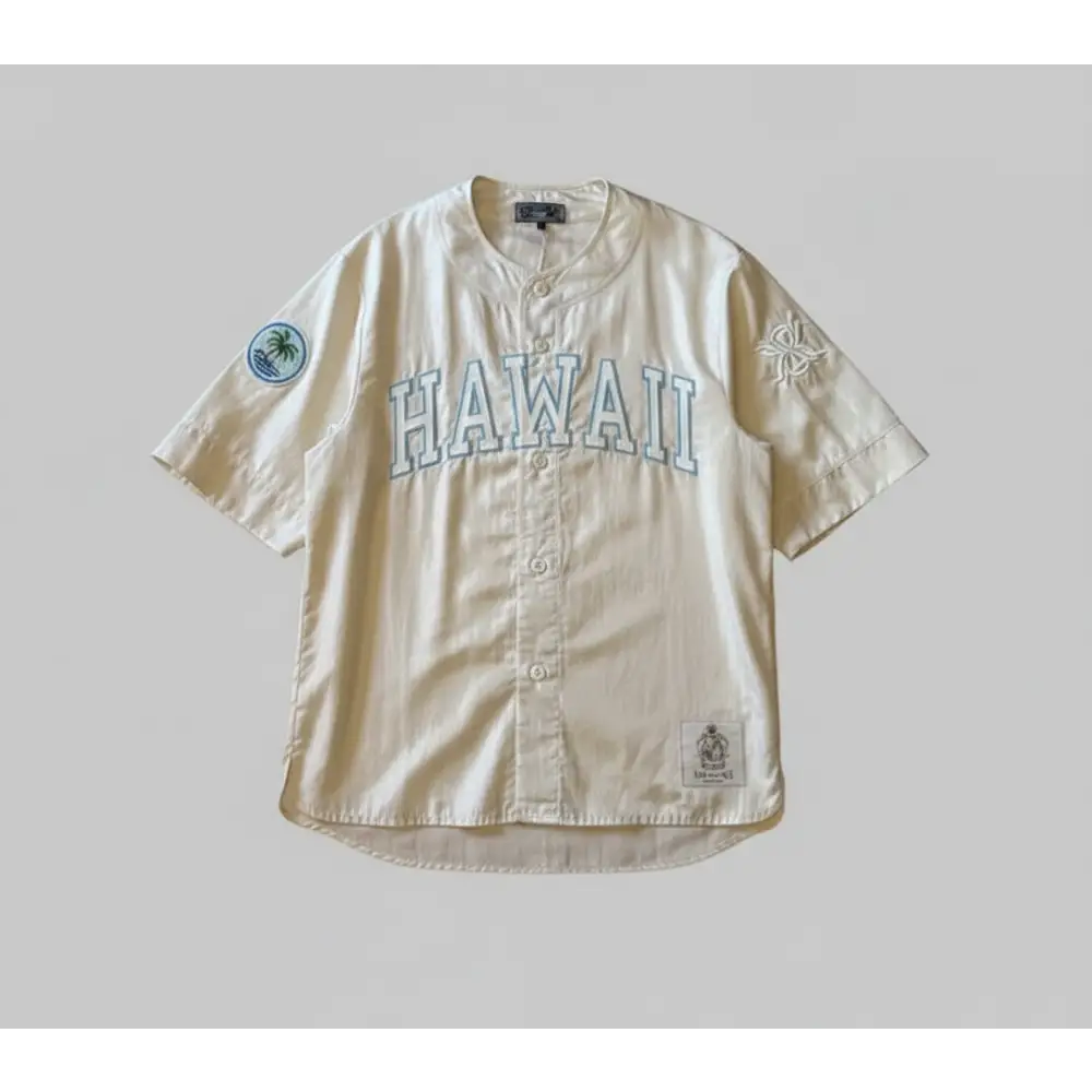 Kith Hawaii Willis Baseball Shirt White - M - Jerseys