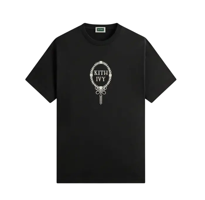 Kith Ivy Black Tee w/Matching Strapback Hat - M