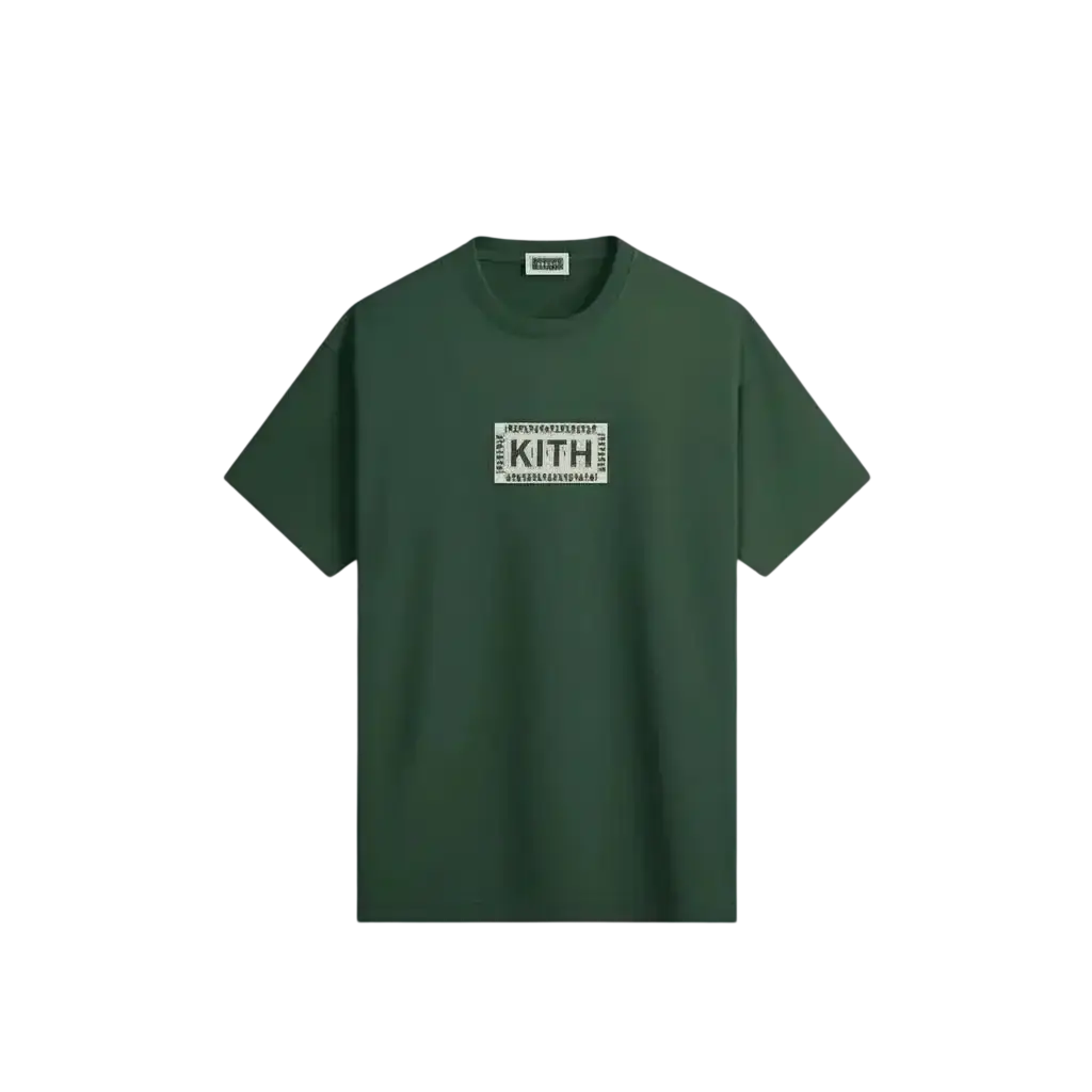 Kith Ivy Box Logo Ivy Green w/Matching Strapback Hat - M