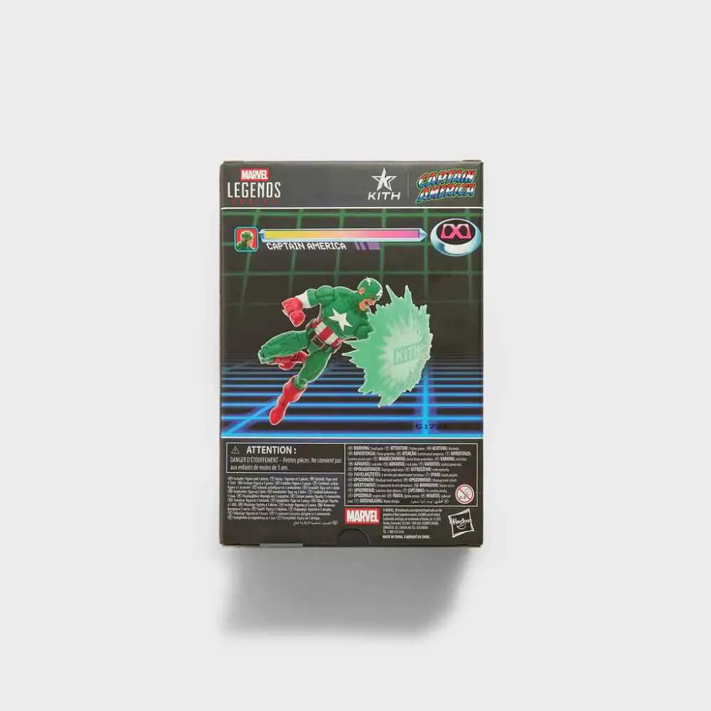 Kith Marvel Hasbro Legends Captain America Gameverse Player 2 Figure - Collectible