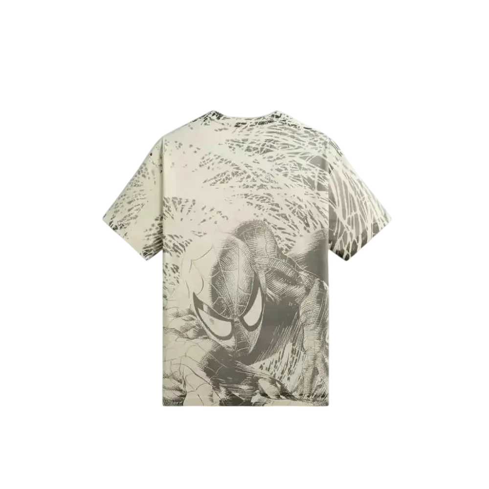 Kith Marvel Spiderman All-Over Print Vintage Tee White - M