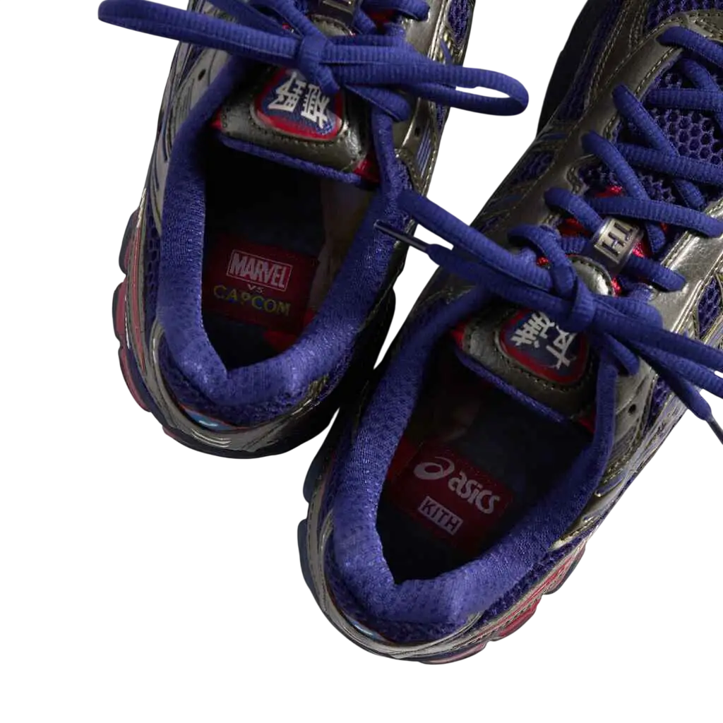 Kith Marvel vs Capcom Asics Gel-Kayano 12.1 Captain America Vs Guile