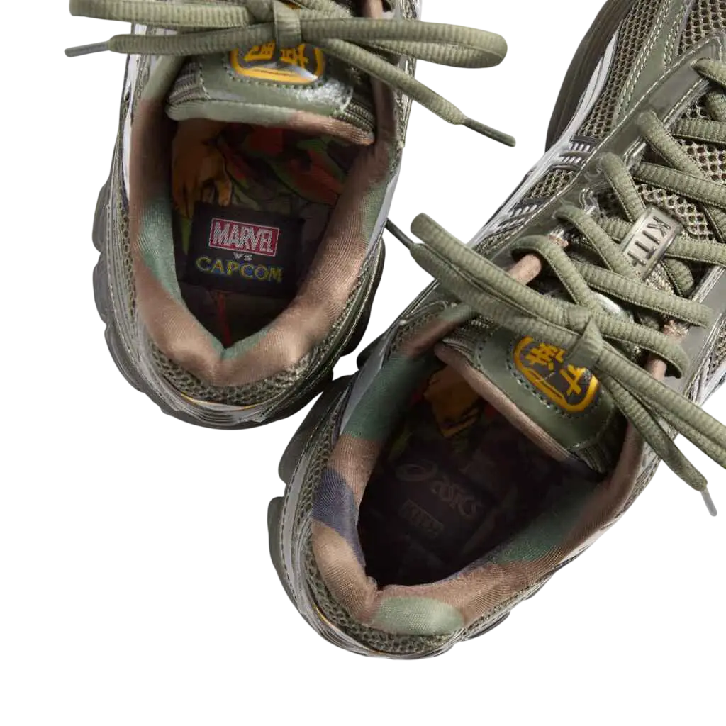Kith Marvel vs Capcom Asics Gel-Kayano 12.1 Captain America Vs Guile