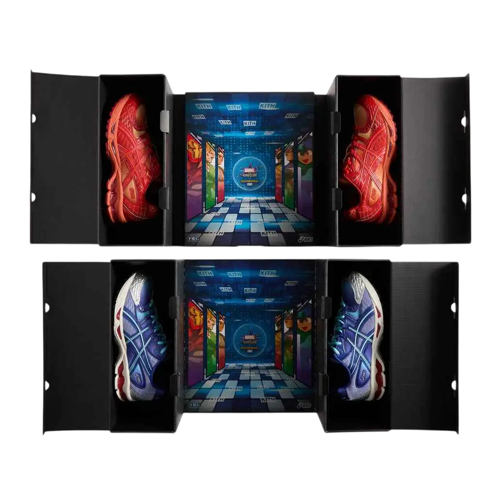 Kith Marvel vs Capcom Asics Gel-Nimbus 10.1 Iron Man vs Mega Man