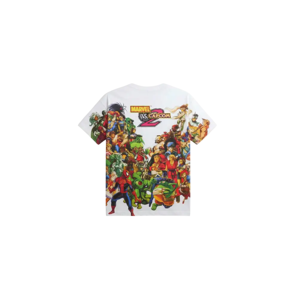 Kith Marvel vs Capcom New Age of Heroes All-Over Print Tee White - M