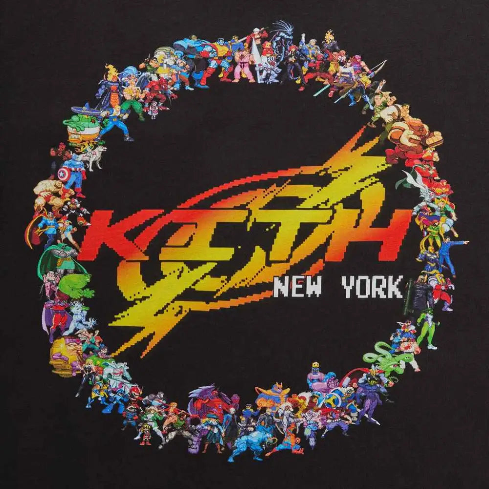 Kith Marvel vs Capcom World Vintage Pocket Tee Black - M