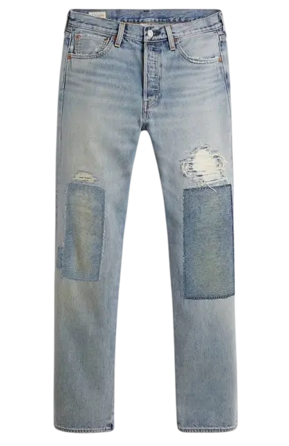 Levi’s 501 Original Selvedge 1937 Top it off Medium Wash No Stretch