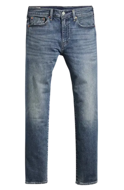 Levis 502 Taper Fit Selvedge Rinse Indigo Been There Dark Wash High Stretch - 31x30