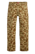 Levis cargo baggy fit classic duck camo tan and brown camouflage cargo pants with multiple pockets in heavy duck fabric