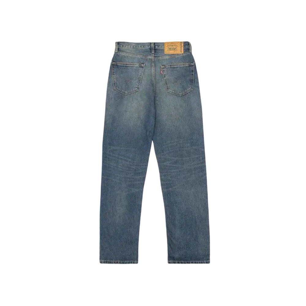 Levis x Barbour 568 Loose Jeans Dark Wash Denim