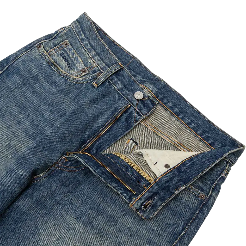 Levis x Barbour 568 Loose Jeans Dark Wash Denim
