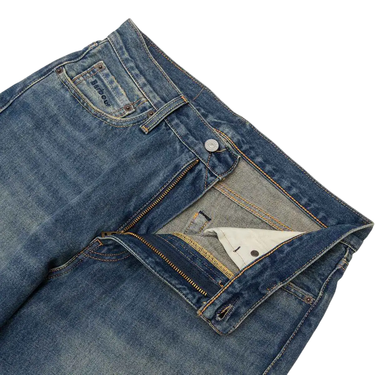 Levis x Barbour 568 Loose Jeans Dark Wash Denim
