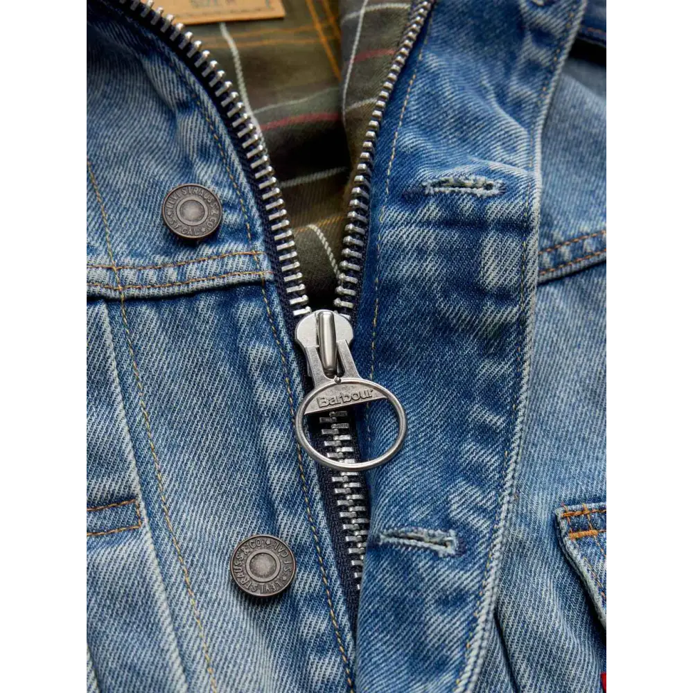 Levi’s x Barbour Type II Denim Trucker Jacket Vintage Wash - M