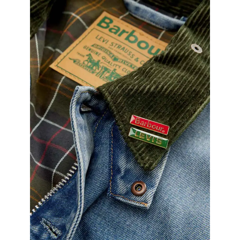 Levi’s x Barbour Type II Denim Trucker Jacket Vintage Wash - M