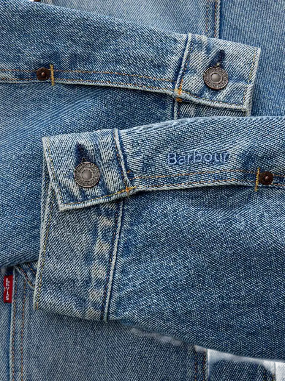 Levi’s x Barbour Type II Denim Trucker Jacket Vintage Wash - M