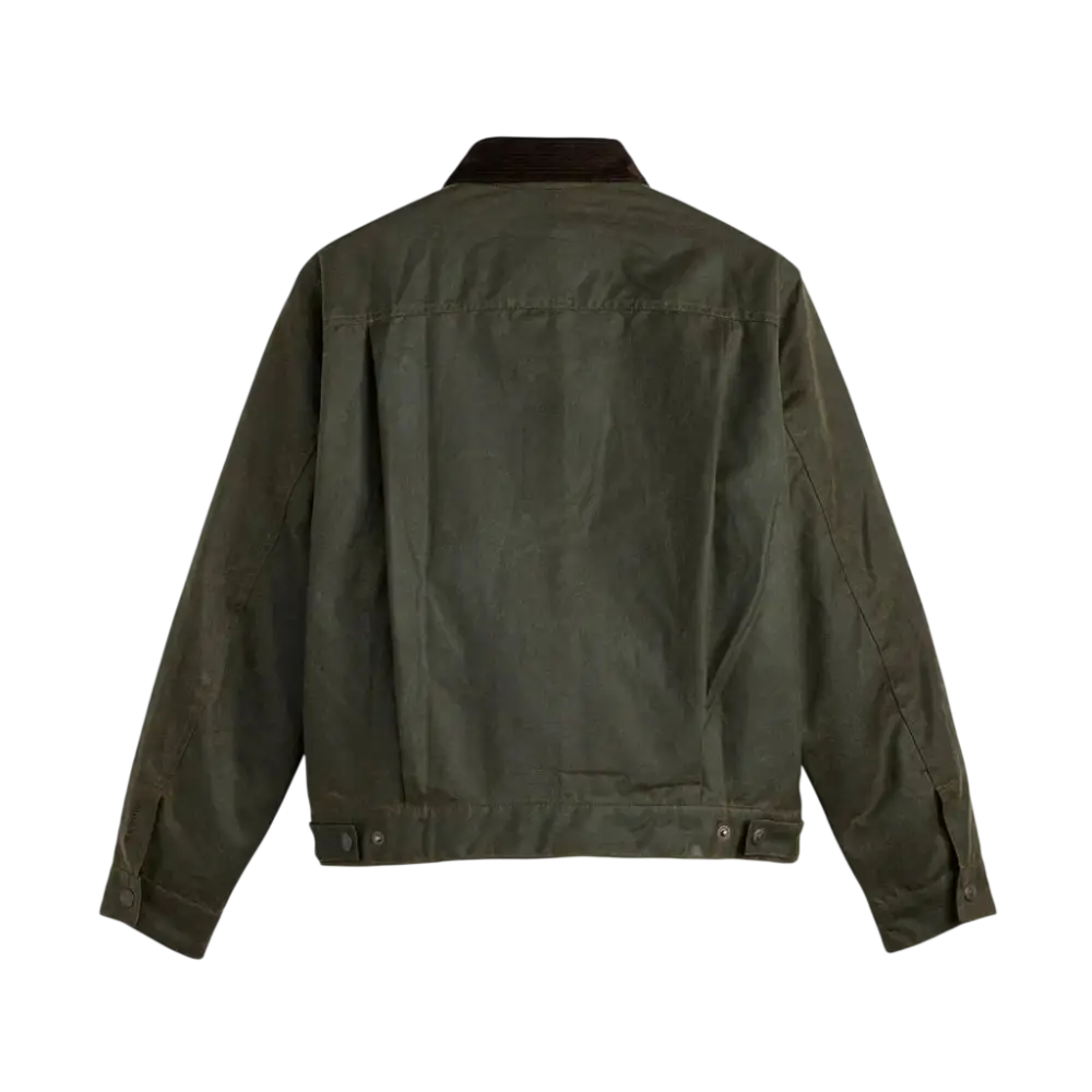 Levi’s x Barbour Type II Waxed Trucker Jacket Olive - M