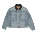 Levis x Stussy Embossed Trucker Jacket Rugged Blue - M
