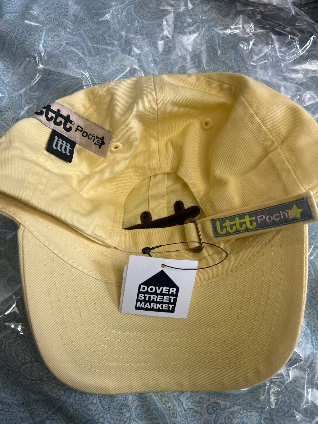 Little Tokyo Table Tennis Broken Logo Strapback Cap Castella/Yellow