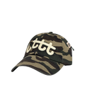 Little Tokyo Table Tennis Broken Logo Strapback Cap Green Camo