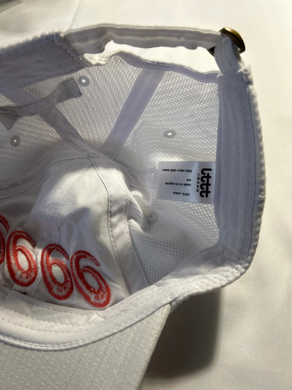 Little Tokyo Table Tennis x Asics AAAA Strapback Cap White