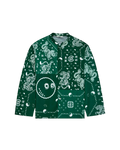 Malbon Golf x Clot Patchwork Jacket Green - M