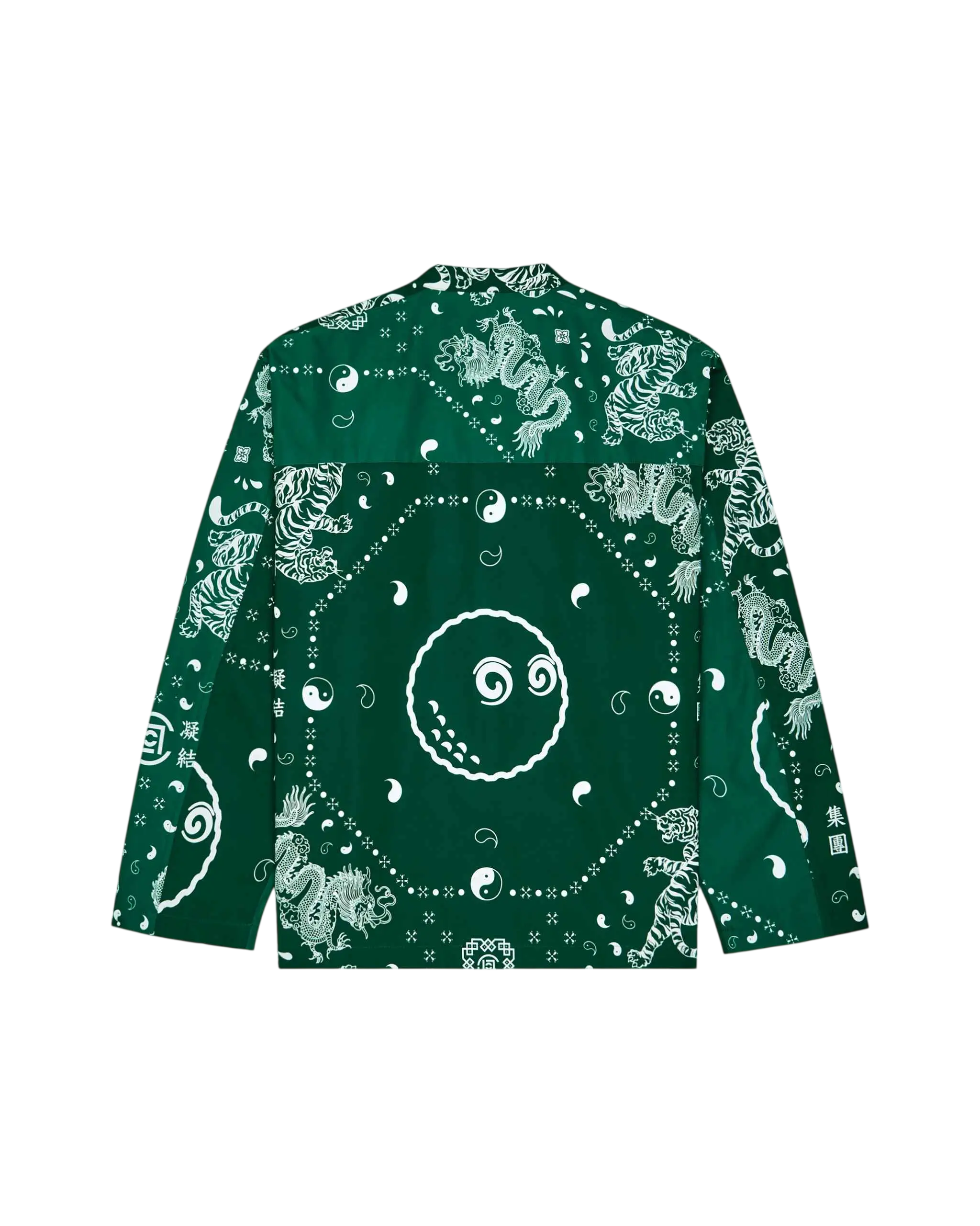 Malbon Golf x Clot Patchwork Jacket Green - M