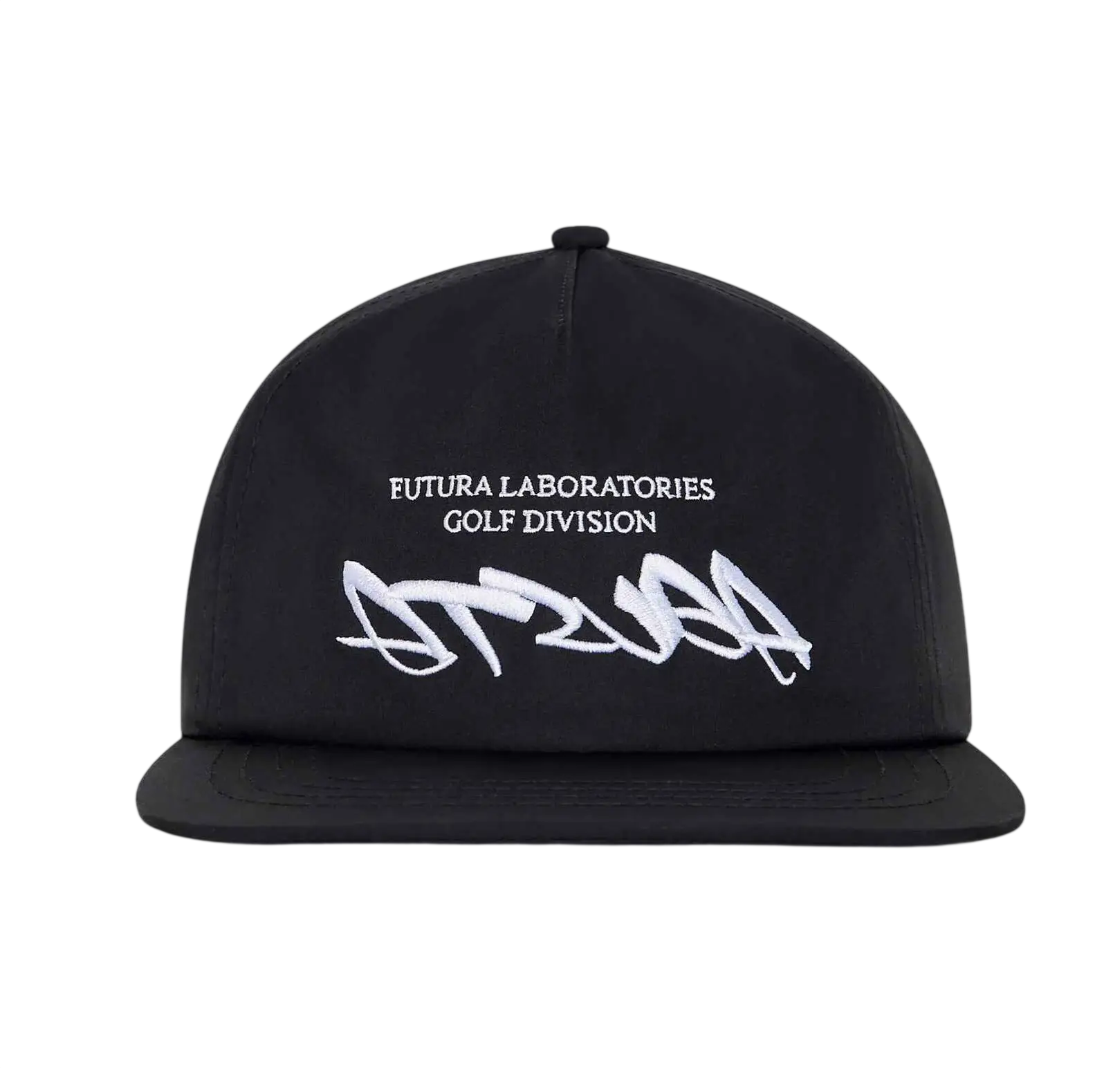Malbon Golf x Futura Atsuga Poly 5 Panel Snapback Black