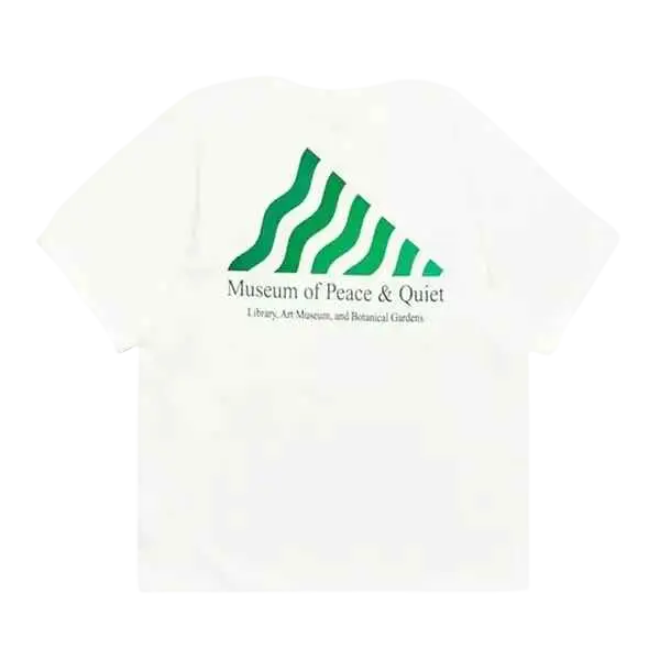 Museum of Peace and Quiet Library Tee White - S