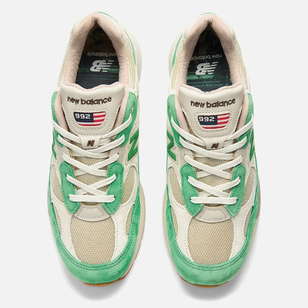 New Balance 992 MiUSA Every Now & Then Mint Gum Size 10.5