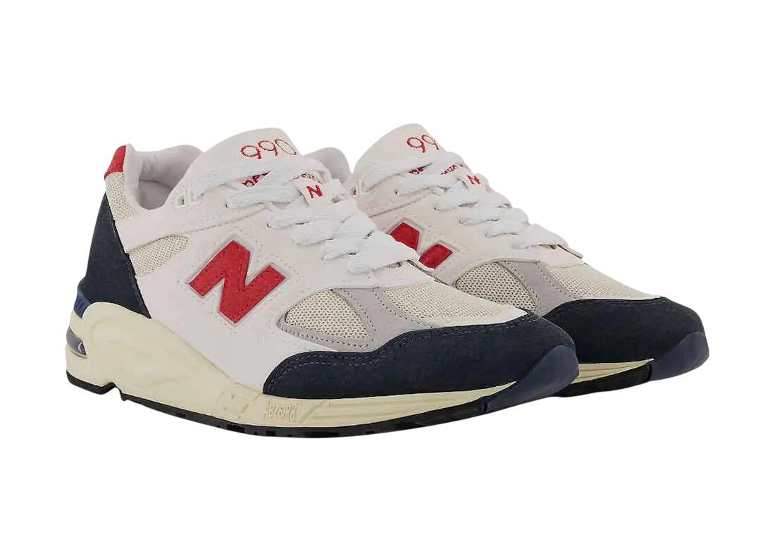 New Balance Teddy Santis Made in USA 990 V2 Navy/Sea Salt - 10