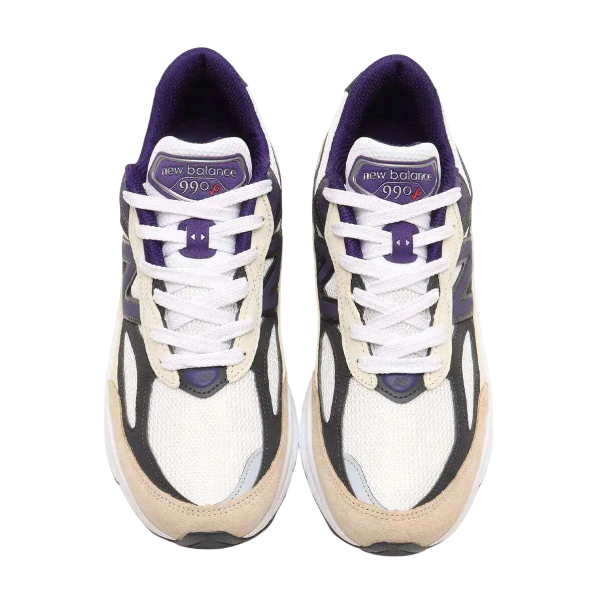 New Balance Teddy Santis Made in USA 990V6 White/Black Plum/Phantom - 10
