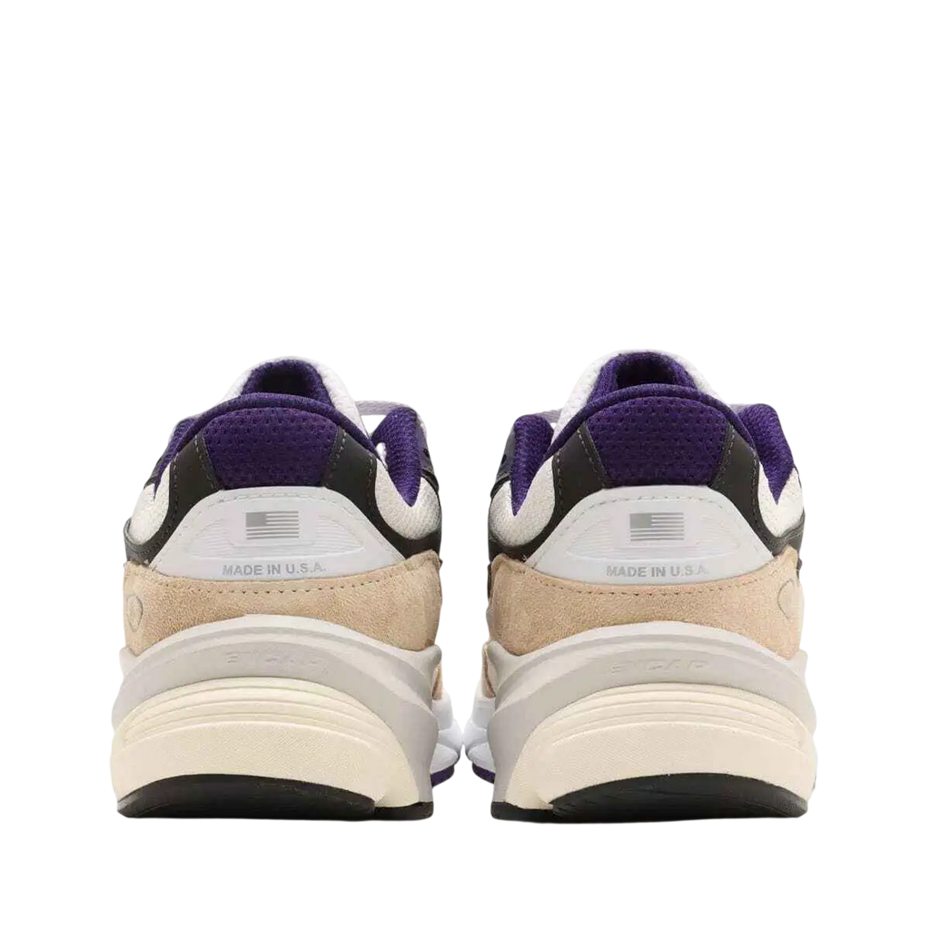 New Balance Teddy Santis Made in USA 990V6 White/Black Plum/Phantom - 10