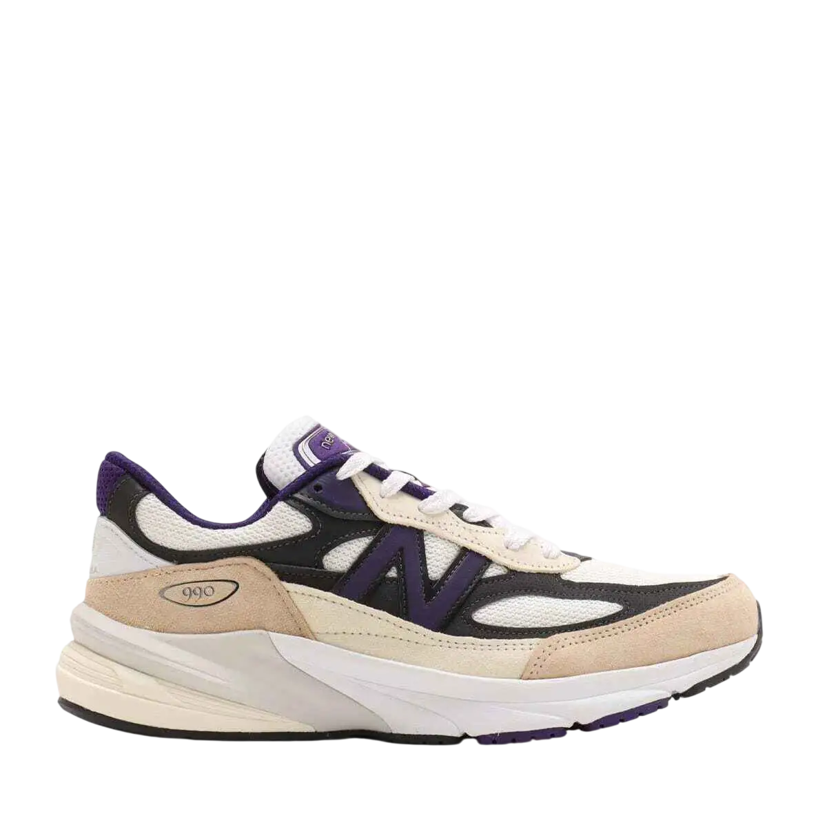 New Balance Teddy Santis Made in USA 990V6 White/Black Plum/Phantom - 10
